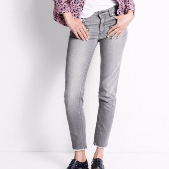 Zadig & Voltaire Denim - Zadig & Voltaire Eva Low Rise Slim Leg Jeans Size 26